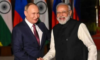 Russia President Vladimir Putin and PM Narendra Modi
