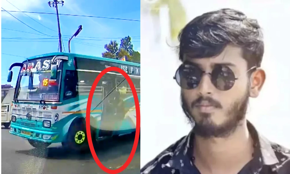 Bus Conductor‌ Eraya fall down