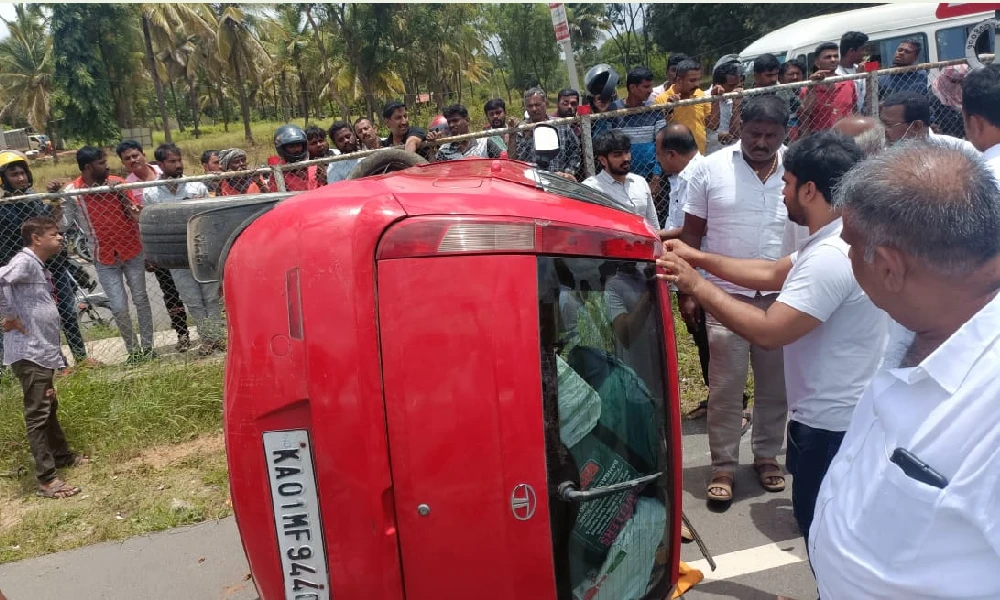 car accident in ramanagar