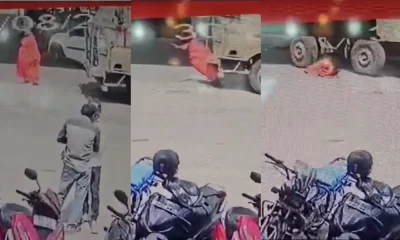 Lorry Accident cctv Footage