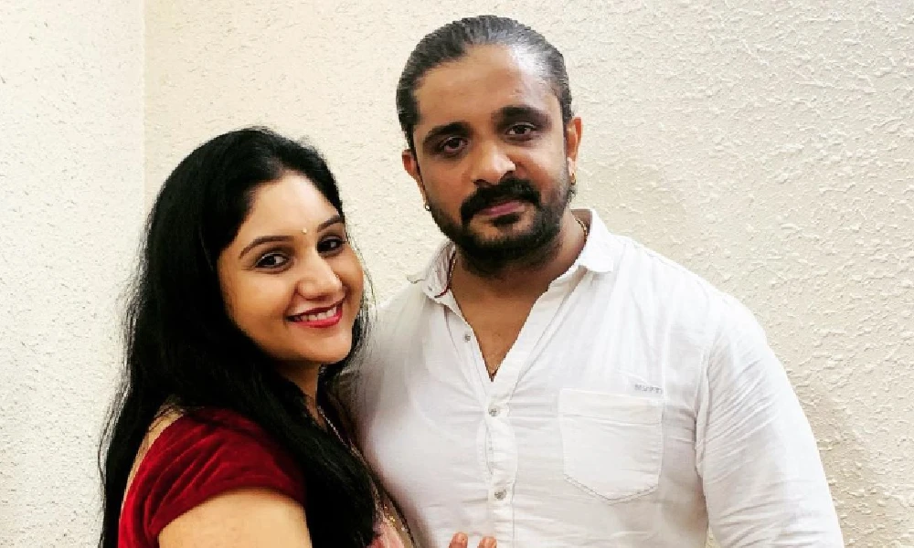 Sindhu Rao with her husband