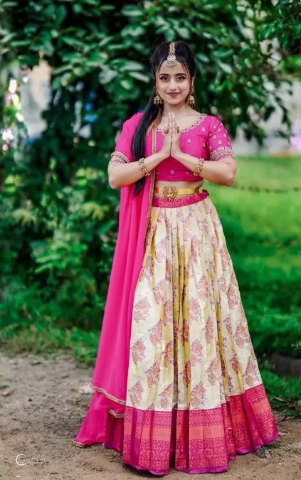 South Indian Lehenga Magic