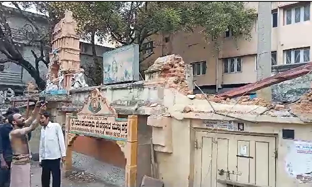 Bengaluru oldest jalakanteshwara temple demolition