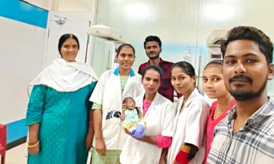 The doctor gave life to an underweight child at Basavakalyana