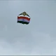 Tiranga flying like a kite at a height of 400 feet in Kummadadurga fort at Gangavathi