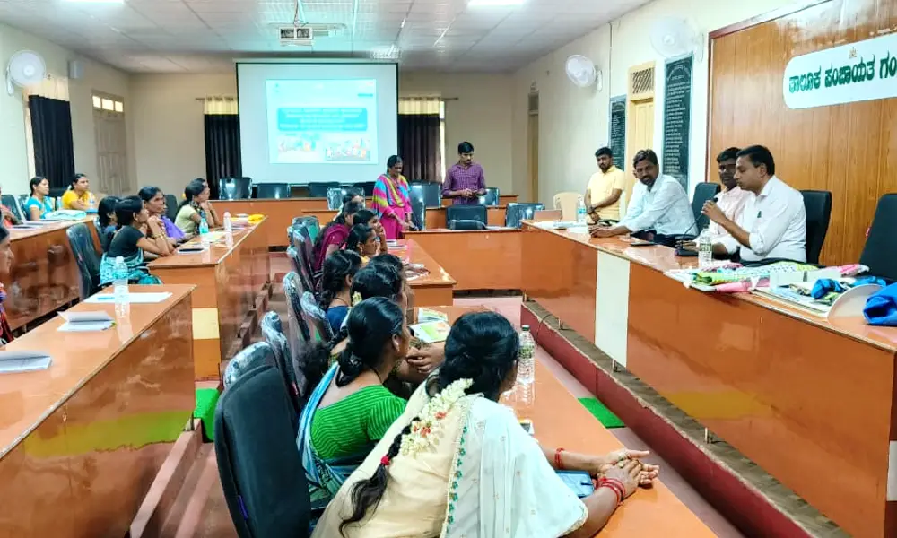 Training Workshop for Child Care Center Care Takers at Gangavathi