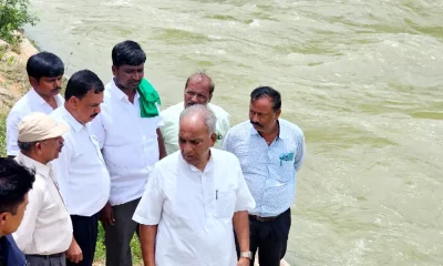Water not reaching Raichur area Irrigation Minister N S Bhosaraju inspection at Munirabad