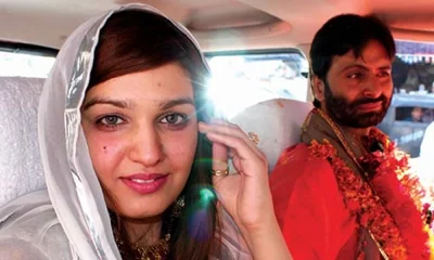 Yasin Malik and his wife Mushaal Hussain Malik