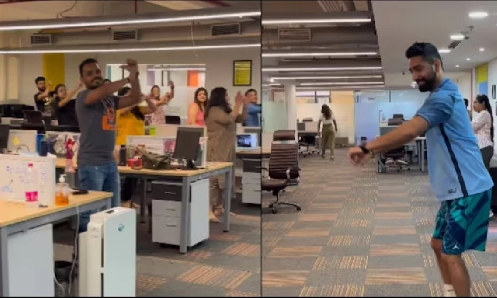 bhangra in office