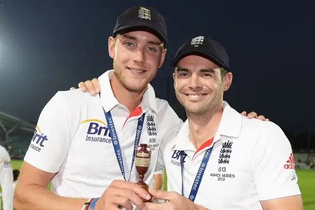 Stuart Broad and Anderson