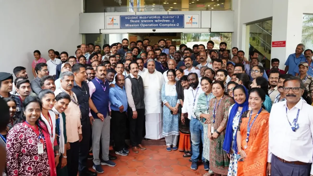 Siddaramaiah at ISRO