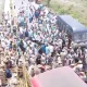 Farmers block highway in mandya