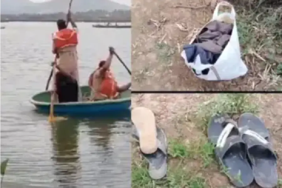 Chappal and dress found near pond in Chikkaballapur