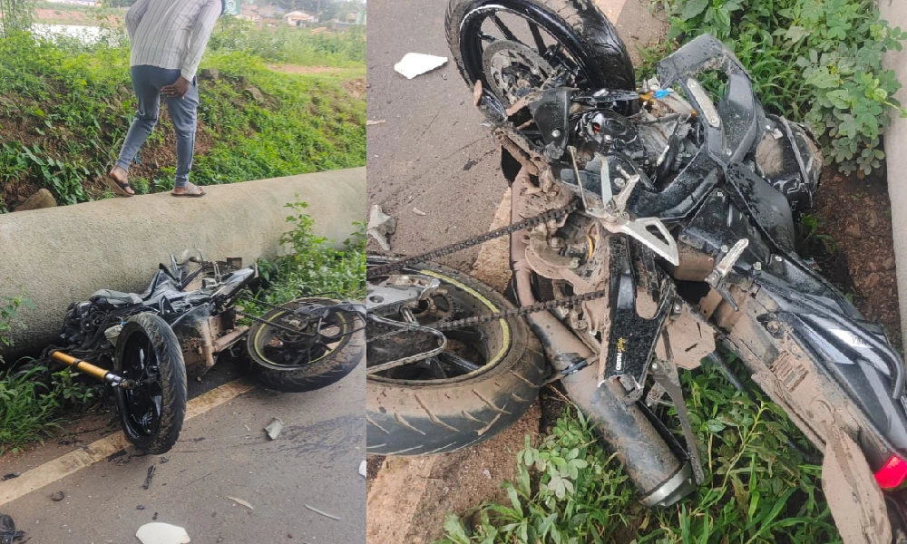 Bike Accident in Karnataka rider dead