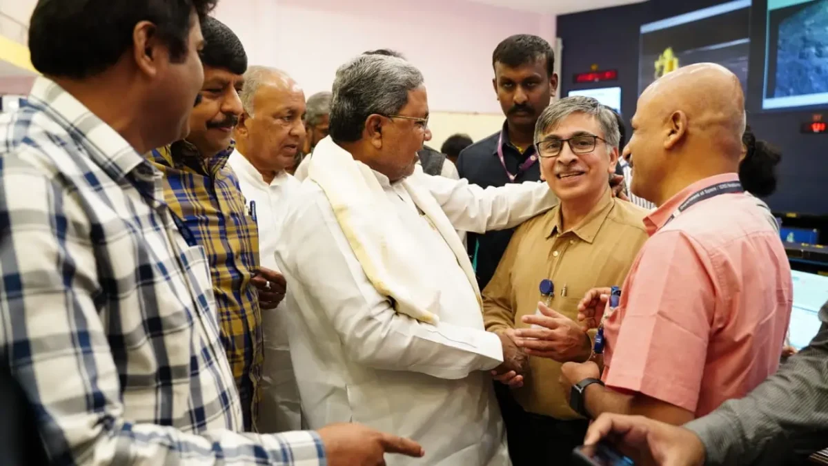 Siddaramaiah at ISRO