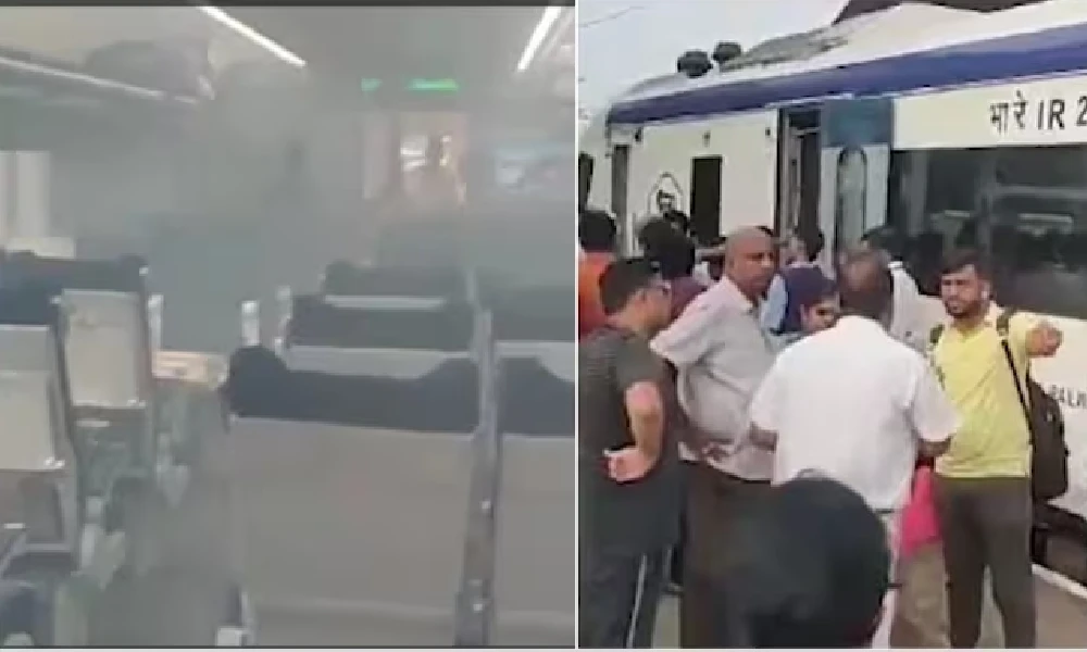 Passenger smokes bidi inside Vande Bharat Express toilet