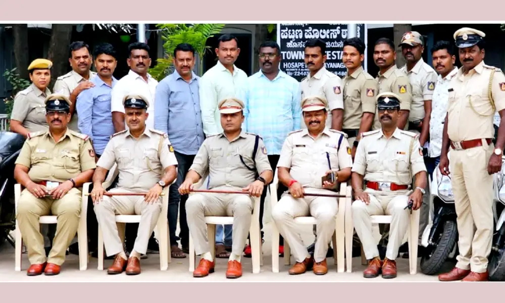 29 bikes seized in Hospet, Arrest of the accused