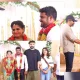 Actor Dhanush  attends assistant wedding