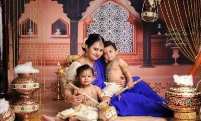 Actress Amulya Children Aradhya And Atharv