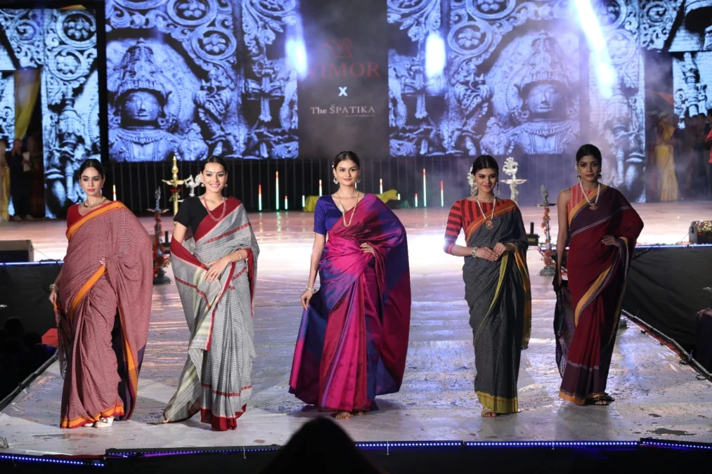 An exhibition of sarees from North Karnataka