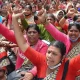 Anganwadi workers Protest