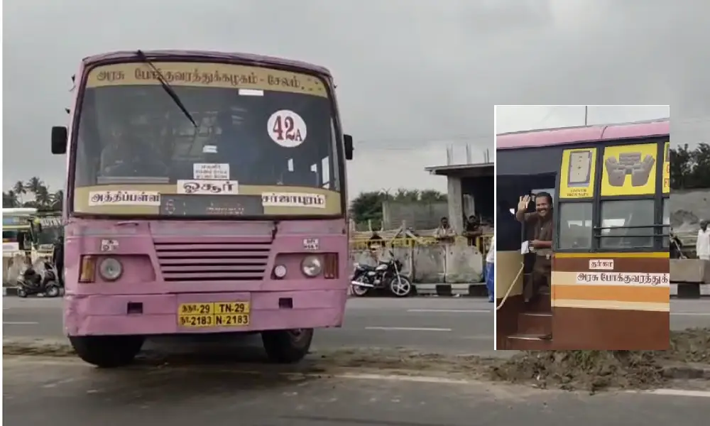 Bangalore bandh attibele border bus conductor wishing