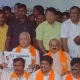 BJP protest against Congress Government in freedom park