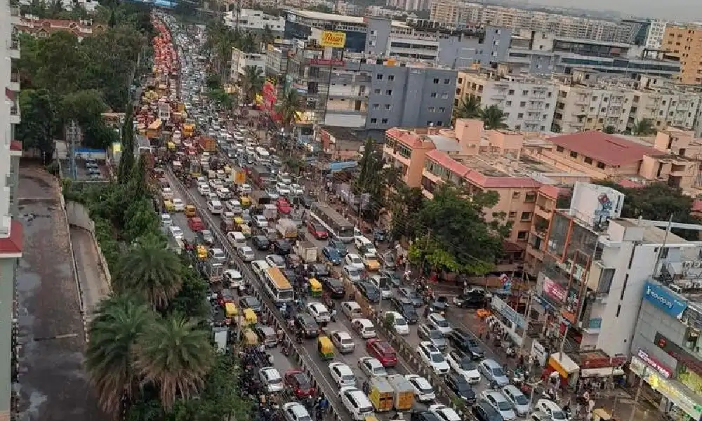Bangalore Traffic jam