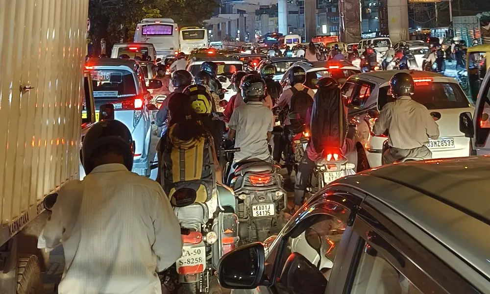 Bangalore Traffic jam