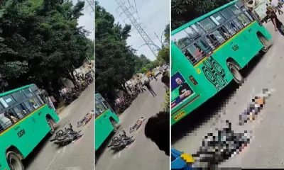 Lorry hit Bike rider dead in Accident