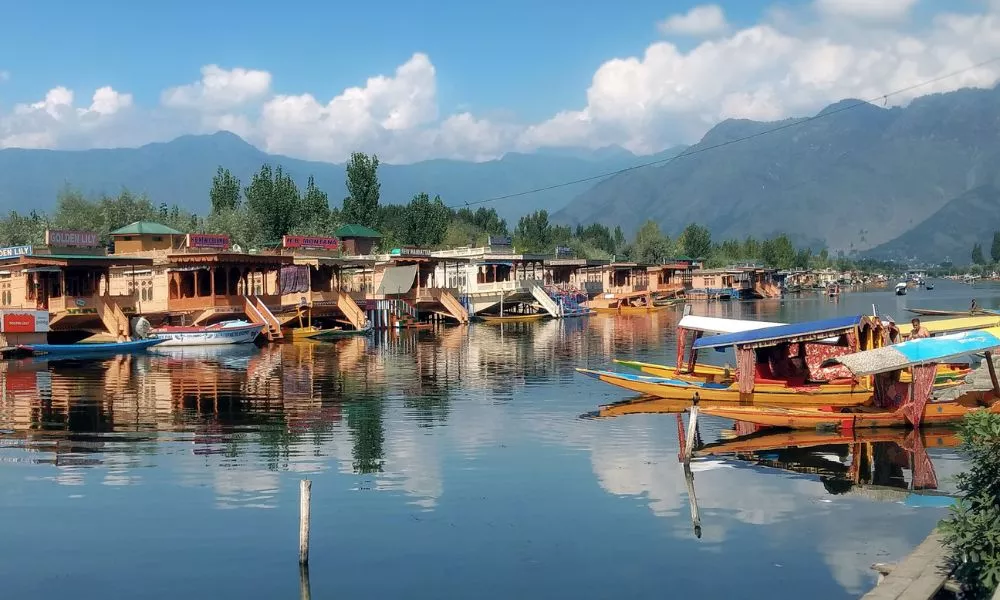 Dal lake in Jammu and Kashmir Srinagar Jammu
