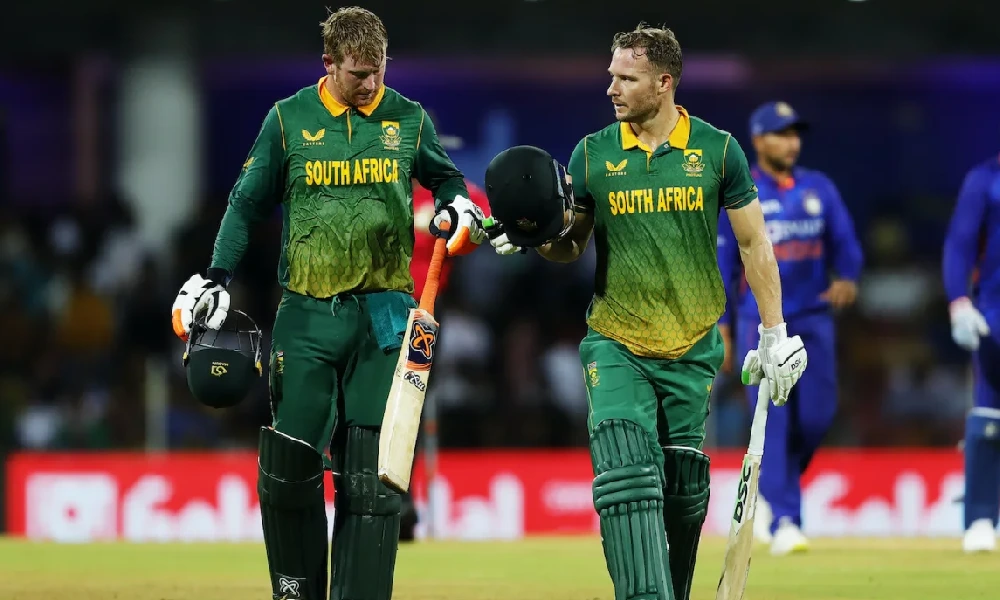 David Miller and Heinrich Klaasen belted 222 off 94 balls