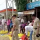 Footpath encroachment clearance has started in Shira