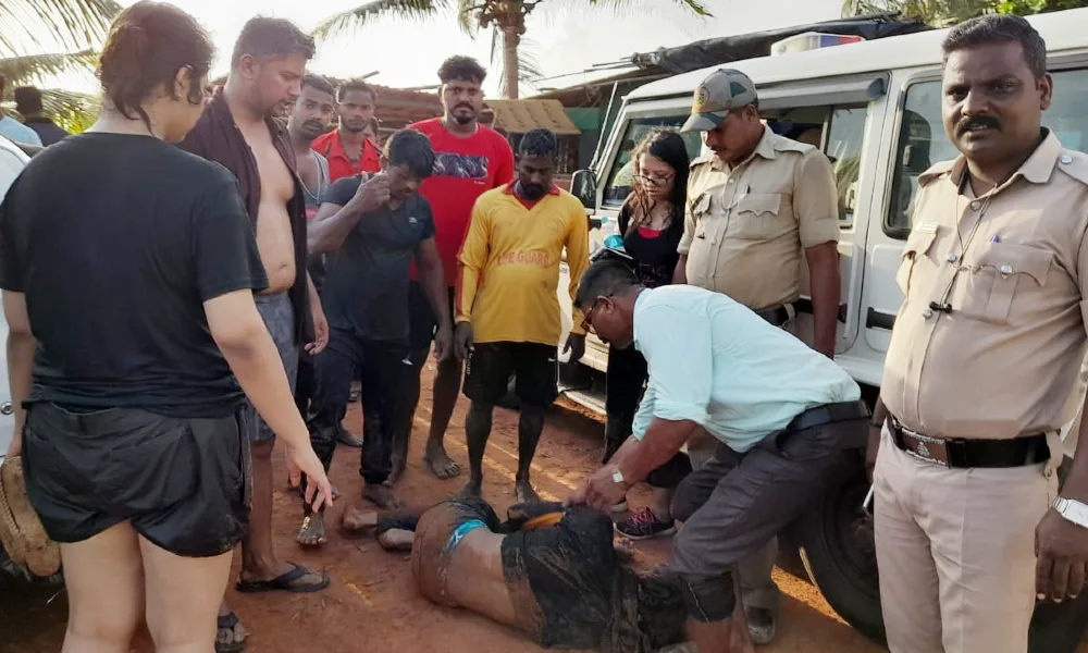 Gokarna Beach Five tourists rescued