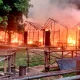 Koppala News Huge damage to resort due to accidental fire at Gangavathi