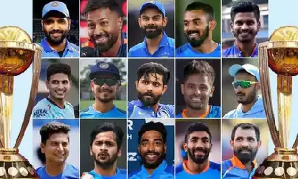 Indian Cricket squad for world cup