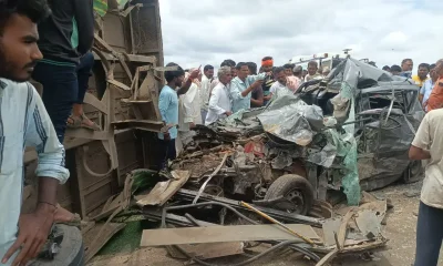 Road accident at lakkundi kills two