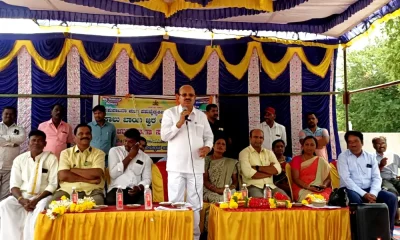 MLA T B Jayachandra speech at foot and mouth flu vaccination campaign