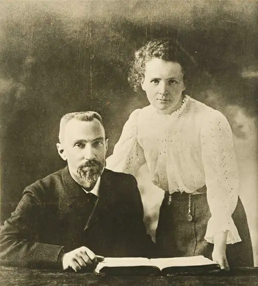 Marie and pierre Curie