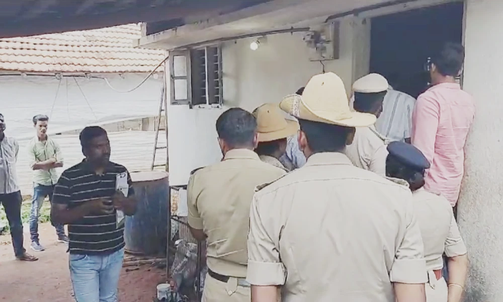 Police visit Poultry Farm