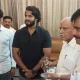 Nikhil Kumaraswamy meets former CM BS Yediyurappa
