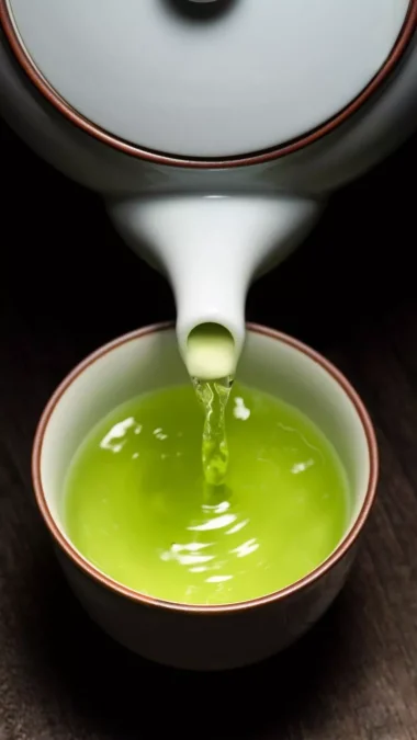 Pour green tea Acne Solution