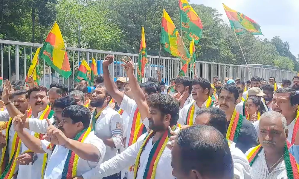 Protest in Bangalore