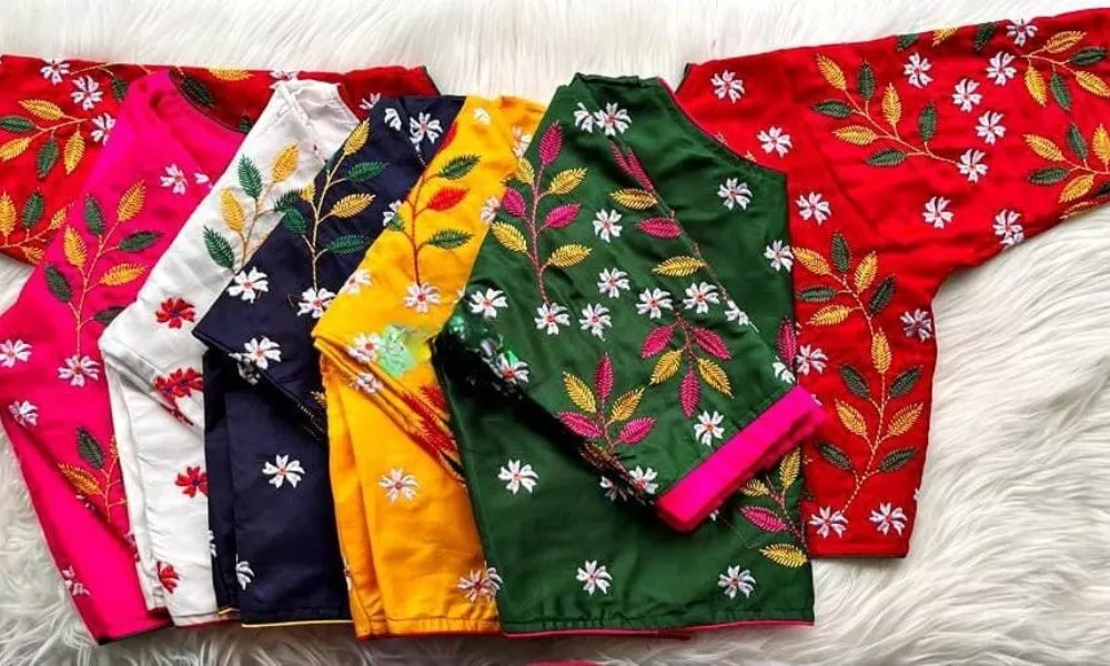 Readymade saree blouse trend