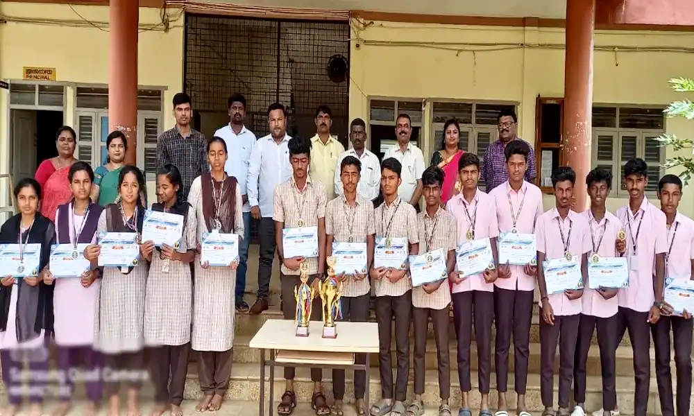 Ripponpet Govt PU College students selected for state level in sports