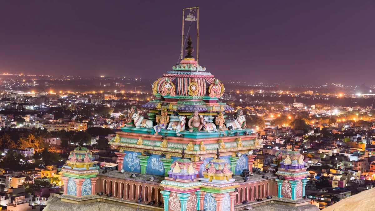 Rockfort Ucchi Pillayar Koil Temple, Tamil Nadu
