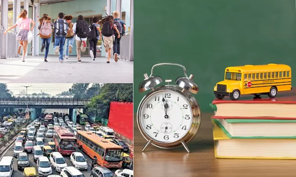 Bengaluru traffic effect on school Timings