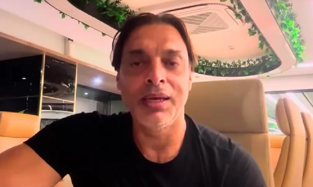 Shoaib Akhtar in a video on his YouTube channel