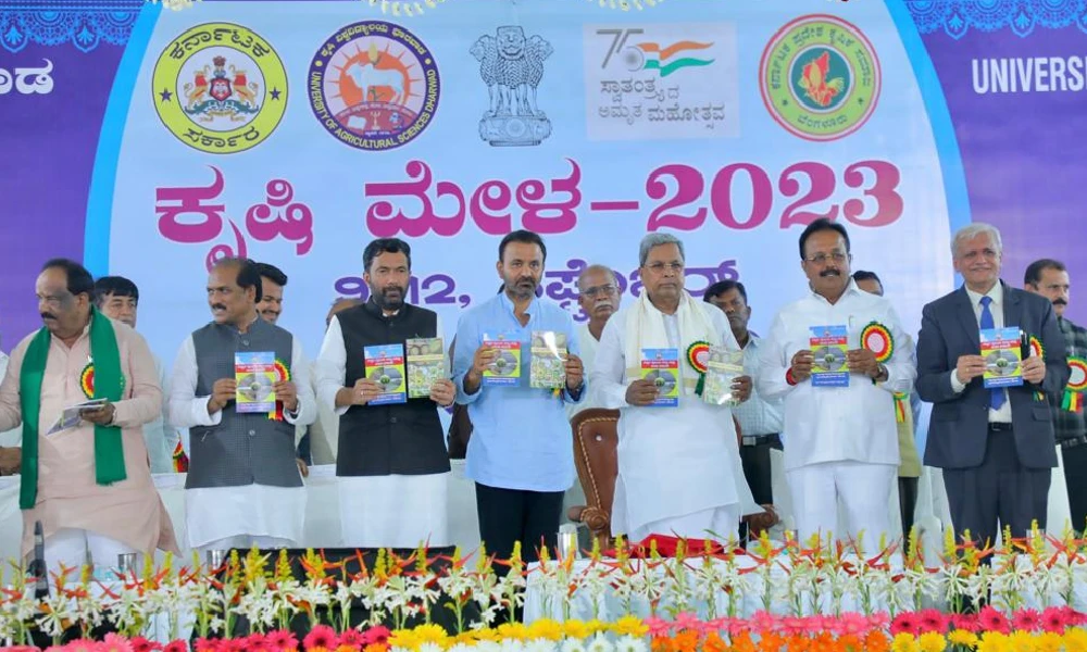 CM Siddaramaiah at dharwad krishi mela