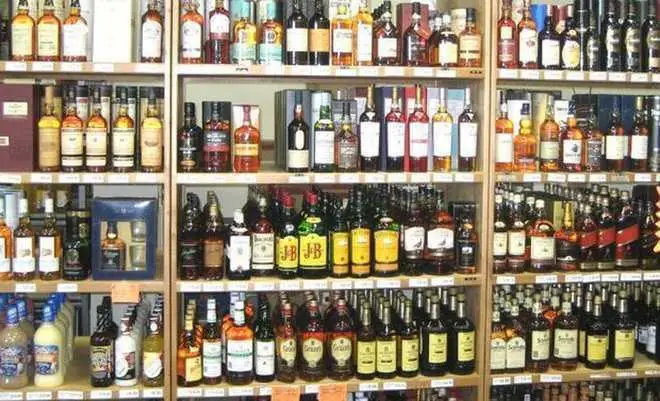 Liquor in Shopping Malls